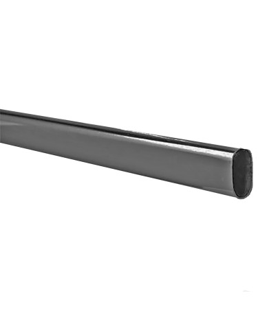 Tube de Penderie Ovale 1,50 m - Acier  - Pour Dressing / Armoire.
