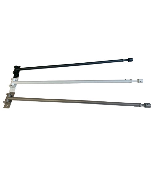 Tringle à rideaux pivotante pour portes entrées et portes fenêtres Tringle à rideaux pivotante pour portes entrées et portes fenêtres