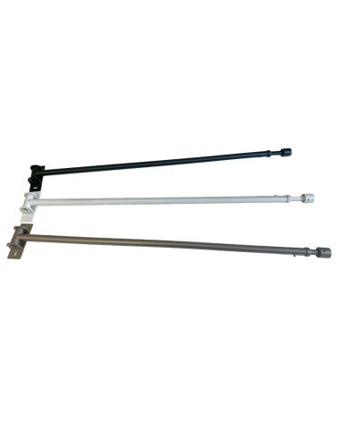 Tringle à rideaux pivotante pour portes entrées et portes fenêtres