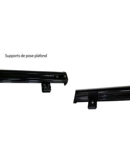 Rail Décorative, Prêt à Poser, Pour Rideau à Galon Fronceur longueur 1 mètre tringle chemin de fer Rail Décorative, Prêt à Poser, Pour Rideau à Galon Fronceur longueur 1 mètre tringle chemin de fer