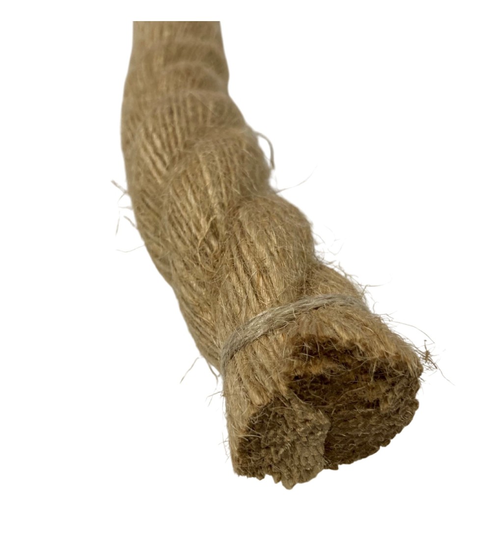 Corde en jute naturel, idéale pour rampe d’escalier,