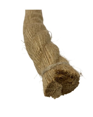 Corde en jute naturel, idéale pour rampe d’escalier,