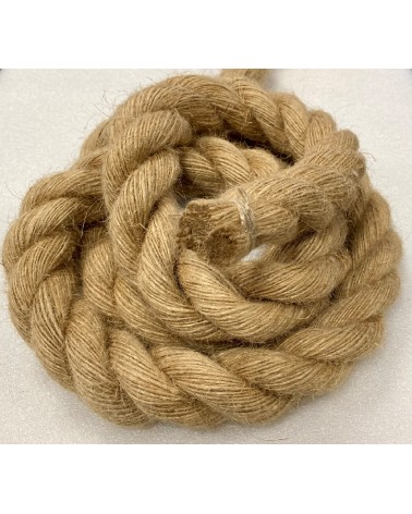 Corde en jute naturel, idéale pour rampe d’escalier,