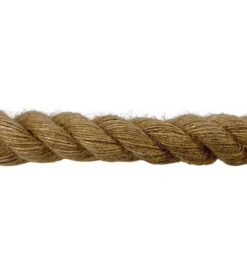 Corde en jute naturel, idéale pour rampe d’escalier,