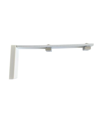 Support double pour 2 tringles Support pour 2 rails à rideau Support de fixation tringle double rail Support tringle double rail