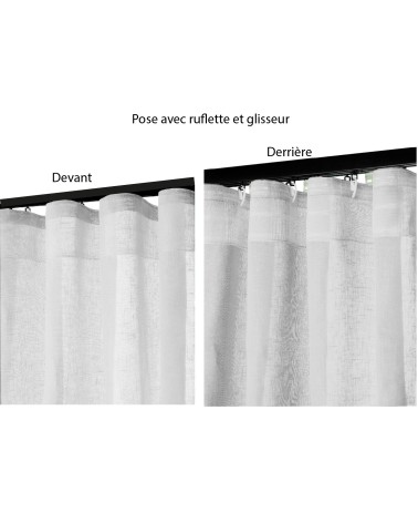 Effet vague, rideaux Wave, plis réguliers, tringle à glisseurs, rideau ondulé, rideau sur rail, rideau à vagues, système Wave,