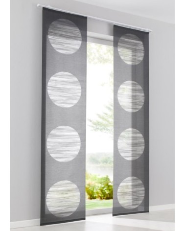 Barre de Lestage Panneaux Japonais en Alu Laqué Blanc 60 cm