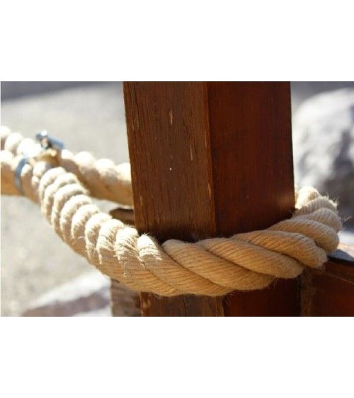 corde jute, corde naturelle, rampe escalier, main courante, décoration escalier, garde-corps jute,corde déco marine