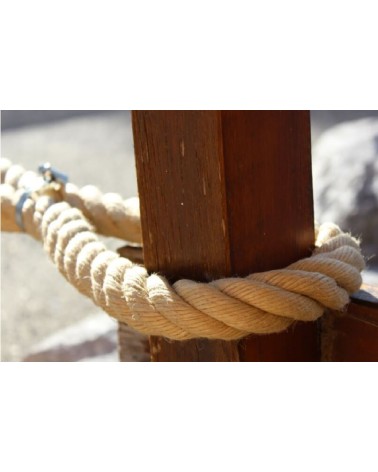 corde jute, corde naturelle, rampe escalier, main courante, décoration escalier, garde-corps jute,corde déco marine
