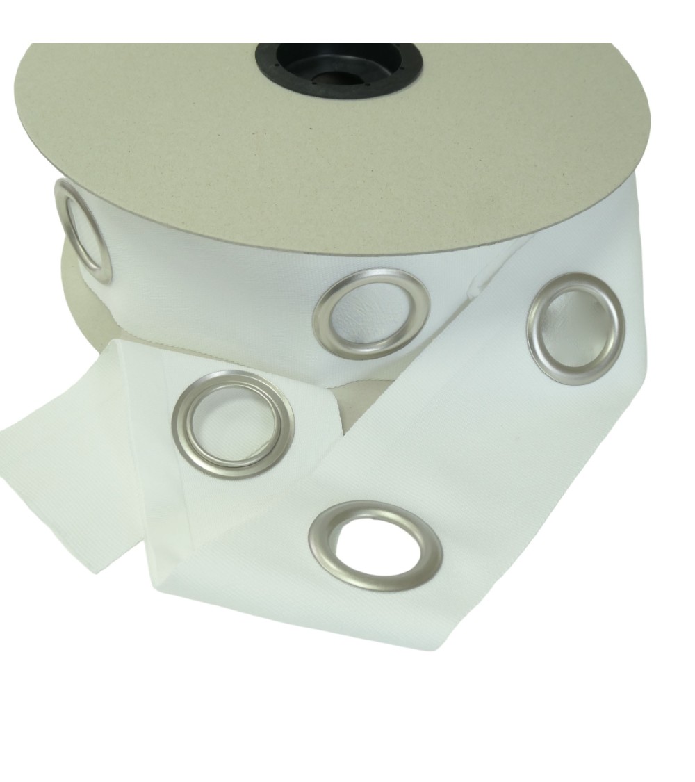 Bande à Oeillets Secodir-deco 20 m - Fixation Facile - Oeillets Acier