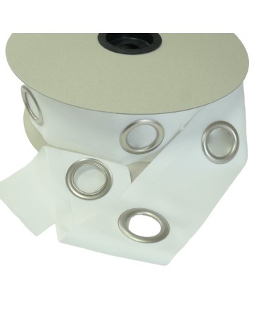 Bande à Oeillets Secodir-deco 20 m - Fixation Facile - Oeillets Acier