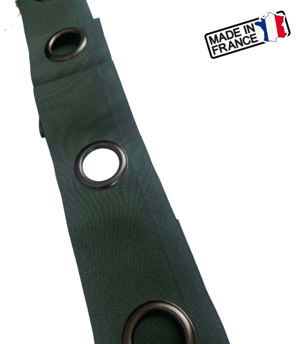 bande à œillets rideaux, œillets acier, confection rideaux, bande rideau prête à poser, accessoires couture rideaux