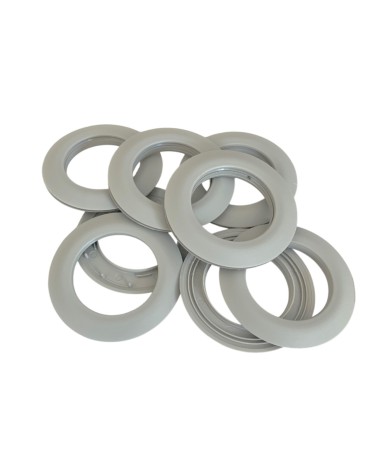 Oeillets Clips PVC Mat 44 mm - Installation Facile Sans Couture