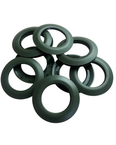 Oeillets Clips PVC Mat 44 mm - Installation Facile Sans Couture