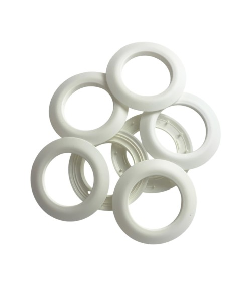 Oeillets Clips PVC Mat 44 mm - Installation Facile Sans Couture