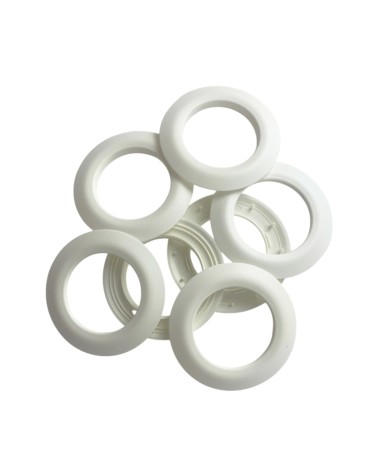 Oeillets Clips PVC Mat 44 mm - Installation Facile Sans Couture