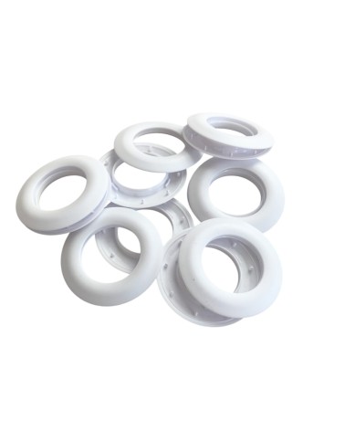 œillets clips pour rideaux, œillets 25 mm, PVC mat, accessoires rideaux, décoration maison, fixation sans couture,