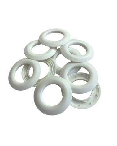 œillets clips pour rideaux, œillets 25 mm, PVC mat, accessoires rideaux, décoration maison, fixation sans couture,
