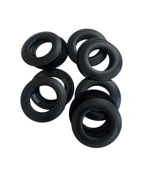 œillets clips pour rideaux, œillets 25 mm, PVC mat, accessoires rideaux, décoration maison, fixation sans couture,