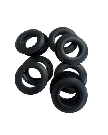 œillets clips pour rideaux, œillets 25 mm, PVC mat, accessoires rideaux, décoration maison, fixation sans couture,