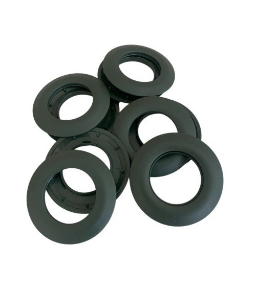 œillets clips pour rideaux, œillets 25 mm, PVC mat, accessoires rideaux, décoration maison, fixation sans couture,