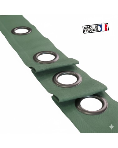 bande à œillets rideaux, œillets acier, confection rideaux, bande rideau prête à poser, accessoires couture rideaux
