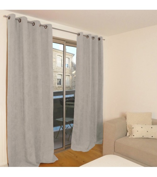 Rideau Thermique Occultant Jacquard 140x250 cm - Doublure Polaire