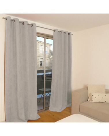 Rideau Thermique Occultant Jacquard 140x250 cm - Doublure Polaire