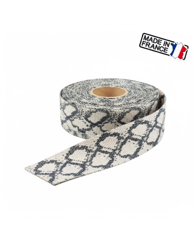 Sangle Décorative Animalière, sangle anse de sac, sangle fabrication française, sangle pour sac cabas, sangle ceinture mode.