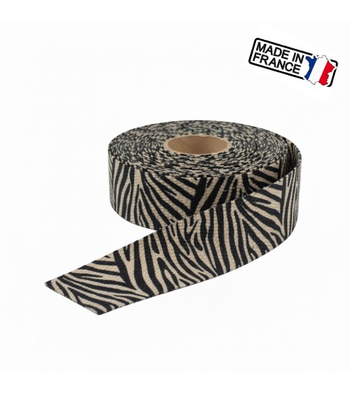 Sangle Décorative Animalière, sangle anse de sac, sangle fabrication française, sangle pour sac cabas, sangle ceinture mode.
