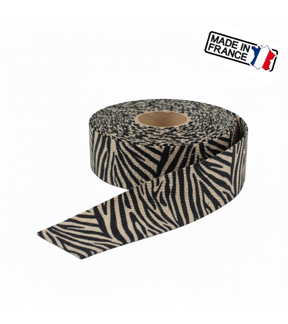 Sangle Décorative Animalière, sangle anse de sac, sangle fabrication française, sangle pour sac cabas, sangle ceinture mode.