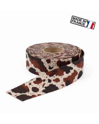 Sangle Décorative Animalière, sangle anse de sac, sangle fabrication française, sangle pour sac cabas, sangle ceinture mode.