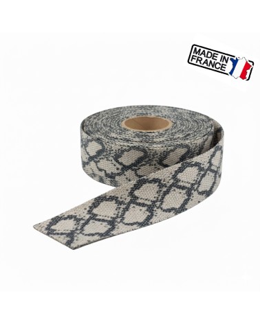 Sangle Décorative Animalière, sangle anse de sac, sangle fabrication française, sangle pour sac cabas, sangle ceinture mode.