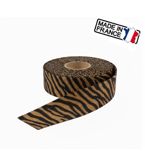 Sangle Décorative Animalière, sangle anse de sac, sangle fabrication française, sangle pour sac cabas, sangle ceinture mode.