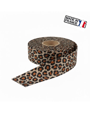 Sangle Décorative Animalière, sangle anse de sac, sangle fabrication française, sangle pour sac cabas, sangle ceinture mode.