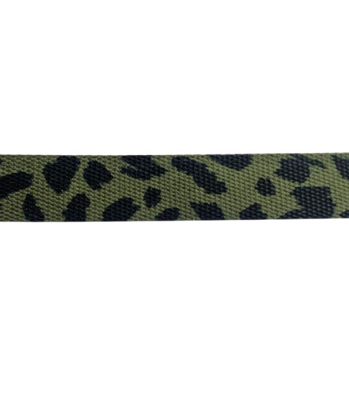 Sangle Décorative Animalière, sangle anse de sac, sangle fabrication française, sangle pour sac cabas, sangle ceinture mode.