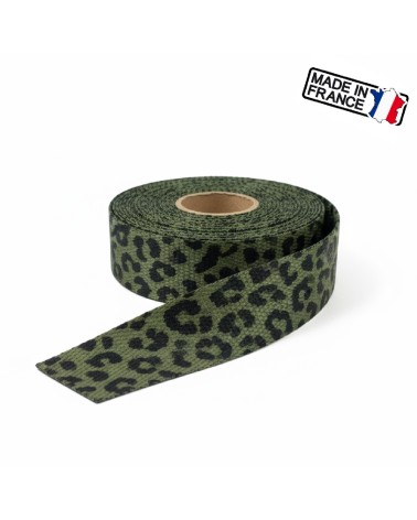 Sangle Décorative Animalière, sangle anse de sac, sangle fabrication française, sangle pour sac cabas, sangle ceinture mode.