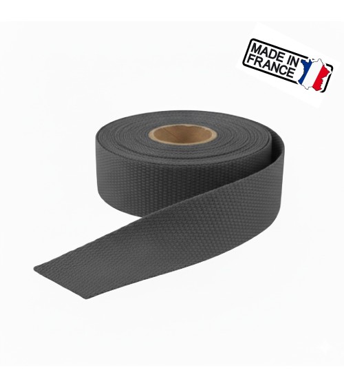 sangle polysangle, anse de sac 30 mm, sangle fabrication française, mercerie maroquinerie, rouleau sangle 5m, sangle pour sac