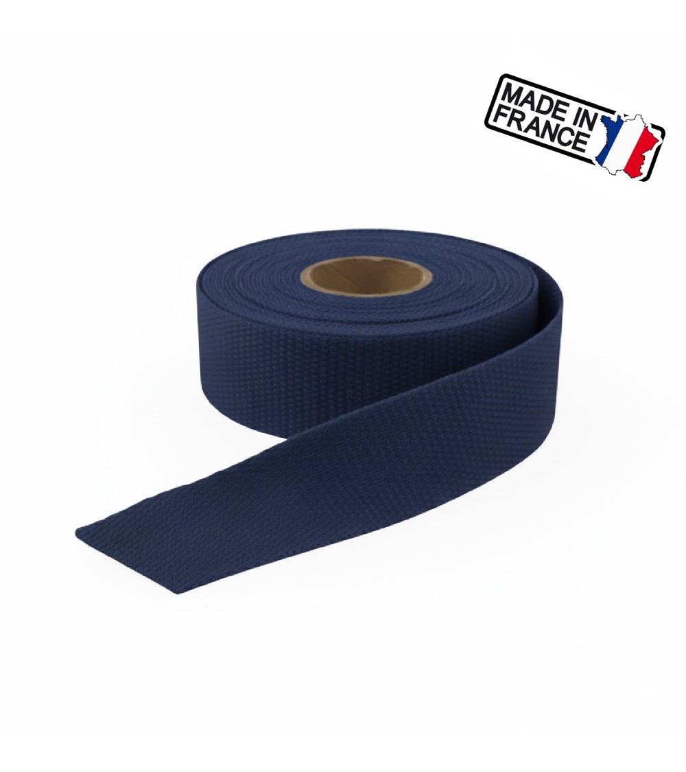 sangle polysangle, anse de sac 30 mm, sangle fabrication française, mercerie maroquinerie, rouleau sangle 5m, sangle pour sac