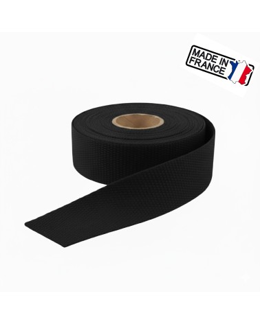 sangle polysangle, anse de sac 30 mm, sangle fabrication française, mercerie maroquinerie, rouleau sangle 5m, sangle pour sac