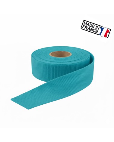 sangle polysangle, anse de sac 30 mm, sangle fabrication française, mercerie maroquinerie, rouleau sangle 5m, sangle pour sac