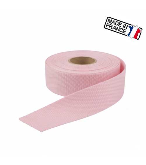 sangle polysangle, anse de sac 30 mm, sangle fabrication française, mercerie maroquinerie, rouleau sangle 5m, sangle pour sac