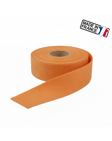 sangle polysangle, anse de sac 30 mm, sangle fabrication française, mercerie maroquinerie, rouleau sangle 5m, sangle pour sac