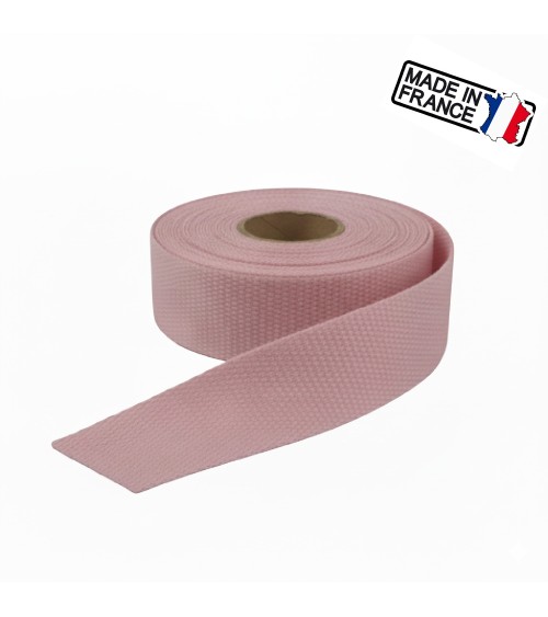 sangle polysangle, anse de sac 30 mm, sangle fabrication française, mercerie maroquinerie, rouleau sangle 5m, sangle pour sac