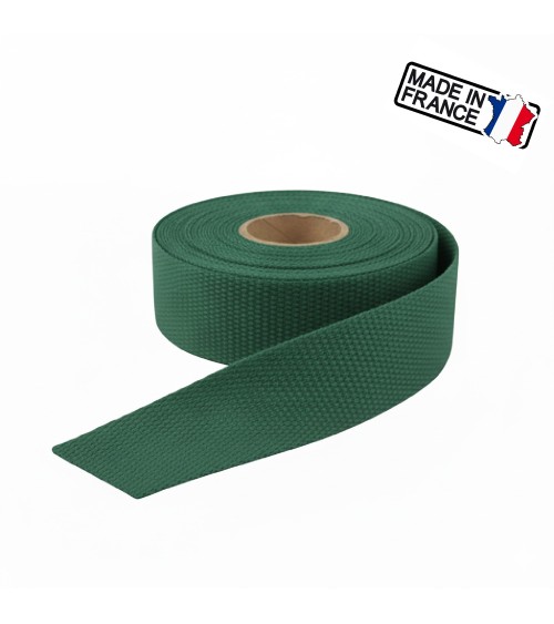 sangle polysangle, anse de sac 30 mm, sangle fabrication française, mercerie maroquinerie, rouleau sangle 5m, sangle pour sac