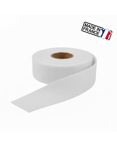 sangle polysangle, anse de sac 30 mm, sangle fabrication française, mercerie maroquinerie, rouleau sangle 25m, sangle pour sac