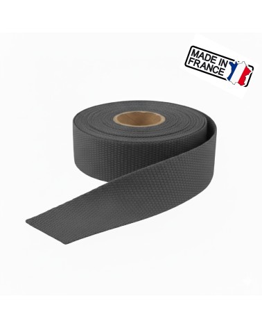 sangle polysangle, anse de sac 30 mm, sangle fabrication française, mercerie maroquinerie, rouleau sangle 25m, sangle pour sac