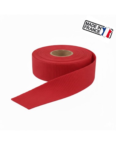 sangle polysangle, anse de sac 30 mm, sangle fabrication française, mercerie maroquinerie, rouleau sangle 25m, sangle pour sac