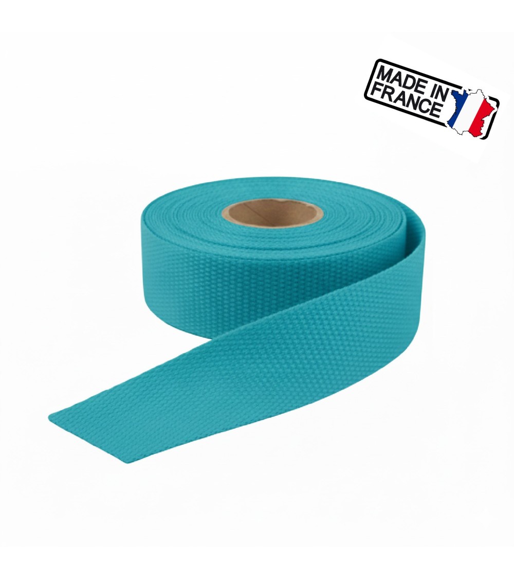 sangle polysangle, anse de sac 30 mm, sangle fabrication française, mercerie maroquinerie, rouleau sangle 25m, sangle pour sac