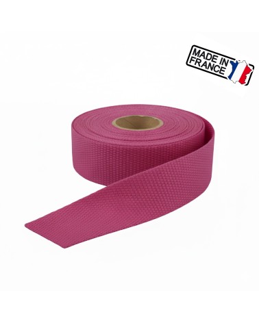 sangle polysangle, anse de sac 30 mm, sangle fabrication française, mercerie maroquinerie, rouleau sangle 25m, sangle pour sac